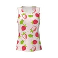 thumbnail image 6 of Sigee Hand Drawn Strawberry for Women's Workout Tank Top,Running Tank Tops,Sleeveless Gym ClothesX-Large, 6 of 8