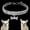 Silver, variant on Cute Mini Pet Dog Bling Rhinestone Chocker Collars Fancy Dog Necklace