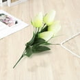thumbnail image 2 of Simulation Flower 1 Branch Create Vitality Never Fade Beautiful 6 Heads Artificial Tulips DIY Wedding Bride Bouquet, 2 of 5