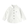 thumbnail image 5 of RFQWOVSR Boys' Long Sleeve Cotton Shirt for School and Casual Wear, 5 of 5