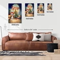 thumbnail image 5 of Merry Christmas Cavalier King Charles Spaniel Santa Hat Xmas Tree Winter Holiday Vertical Matte Canvas Poster Dog Lover Gifts Wall Art Home Decor - 01013, 5 of 5
