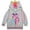 Gray, variant on My Little Pony Rainbow Dash Girls Single Roleplay Hoodie, 4-6X