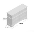thumbnail image 6 of Ashley Furniture Realyn Engineered Wood 6 Drawer Double Dresser in Mahogany, 6 of 7