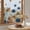 White, variant on Rainbow Window Privacy Film Thanksgiving Stain Glass Window Film for Glass Door Sticker Static Cling Heat Blocking Fall Pumpkin Floral Branches Wood Plank Sunroof Decal for Car Home 23.6"x78.7"