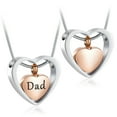 thumbnail image 2 of Heart in Heart Urn Necklace Cremation Urn Pendant Memorial Ash Necklace Jewelry Urn Necklaces for Ashes, 2 of 7
