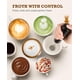 thumbnail image 4 of Batidora de leche recargable de mano, batidora eléctrica USB-C con varilla de acero inoxidable para café, latte, capuchino, matcha, chocolate caliente y crema., 4 of 5