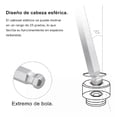 thumbnail image 3 of 36pcs Juego De Llaves Allen Pulgadas Y Métricas plata negro, 3 of 6
