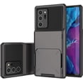 thumbnail image 3 of Case for Galaxy Note 20 Ultra,Flip Cover Hidden Card Slot Wallet Case,Card Holder Dual-Layer Design Heavy Duty Protection Shockproof Phone Case for Samsung Galaxy Note 20 Ultra 5G,6.9" 2020 (White), 3 of 10