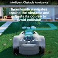 thumbnail image 4 of Redroad Robot Mower, Automatic Robot Lawn Mower Precise Boundary Wire Break Detection Smart Navigation, APP Controlled, WiFi Bluetooth Connection, Lawns up to 5400 Sq Ft, 45% Slope Support, 4 of 5