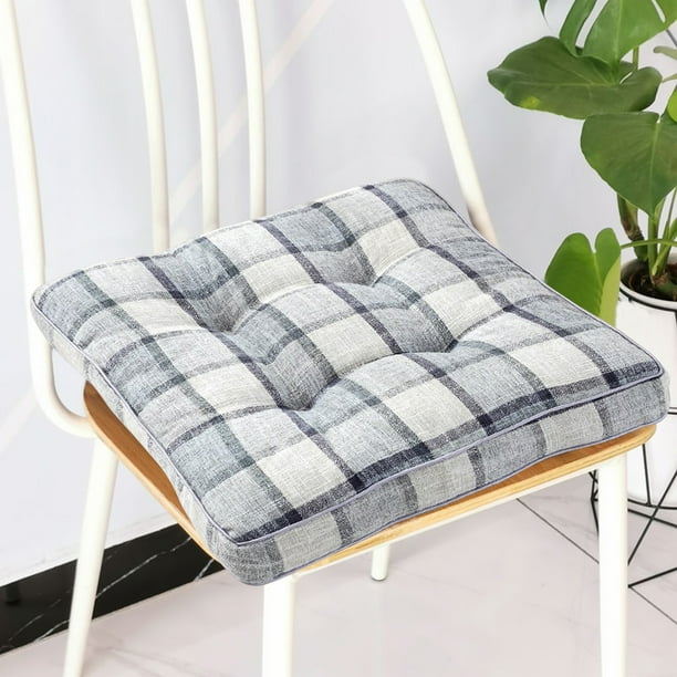 Tapete grueso para silla, cojín tapizado con motivos florales, 1 tapete para sillas de cocina, comedor y muebles de patio, protector de piso antideslizante para madera dura y alfombra, funda
