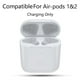 thumbnail image 1 of Caja de carga inalámbrica de repuesto para auriculares Airpods 1/2 compatibles con Bluetooth, 1 of 6