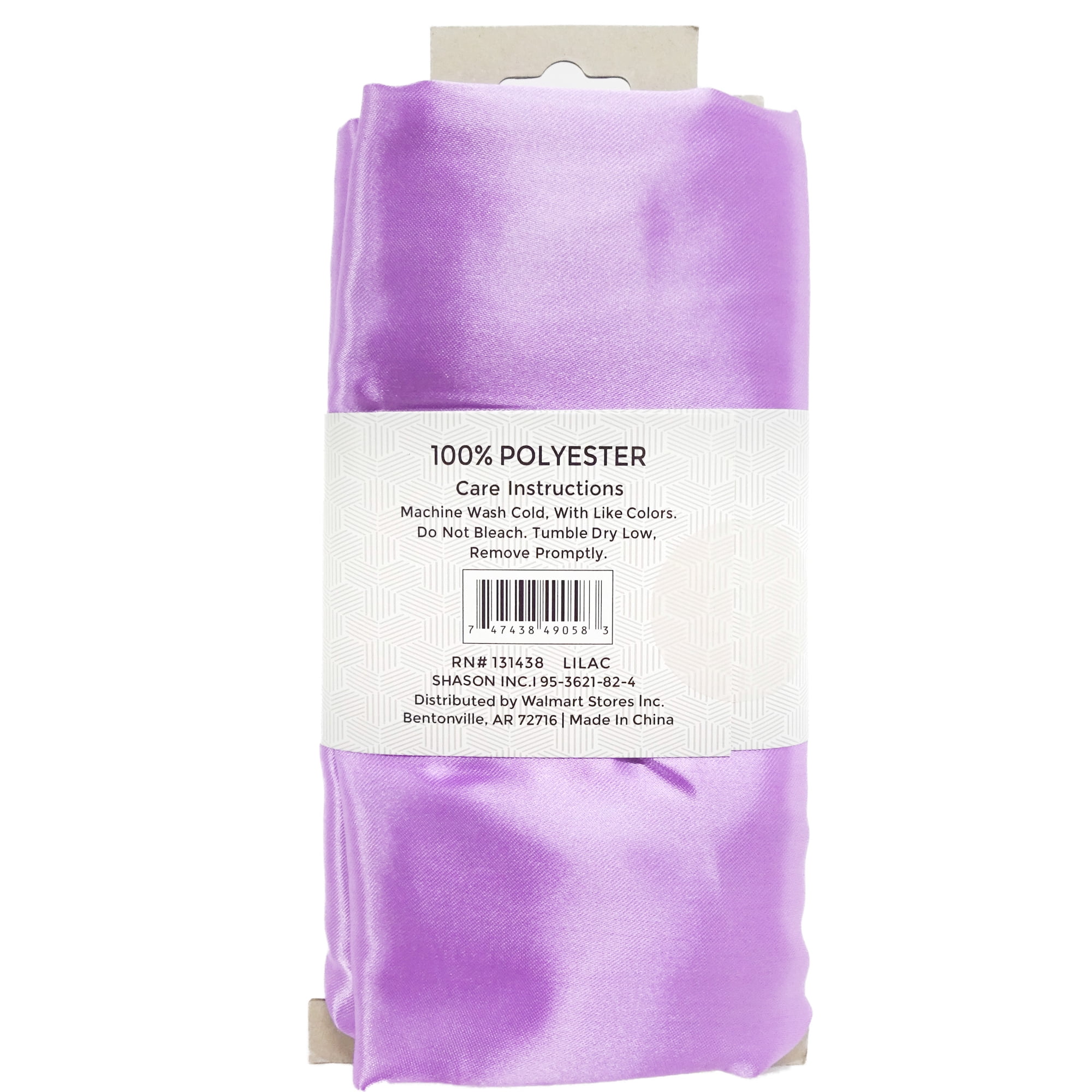 Shason Textile Special Occasion Costume Satin 2 Yards Precut Fabric, Lilac