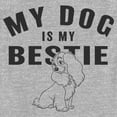 thumbnail image 2 of Toddler's Lady and the Tramp Lady My Dog Is My Bestie  Graphic Tee Athletic Heather 2T, 2 of 3