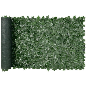 SKYSHALO Ivy Privacy Screen, 39 x 98 in Synthetic Green Wall, Mesh-Backed Greenery Fence with Durable Joints, Artificial Vine Leaf Decor for Garden, Yard, Balcony