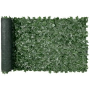 BENTISM 39"x98" Artificial Faux Ivy Leaf, Greenery Ivy Privacy Fence Screen, Artificial Hedges Fence with Mesh Cloth Backing Wall Panel Decoration for Garden, Balcony, Patio, Indoor