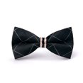 thumbnail image 2 of CSChome Men Jacquard Bow Tie Men Tie - Formal Business Decor Exquisite Satin Smooth Solid Color, 2 of 7