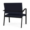 thumbnail image 3 of Newport Reception Waiting 18.5" Bariatric Chair / Black Steel / Navy Blue, 3 of 5