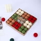 thumbnail image 4 of Adornos navideños, bolas de lana, 36 piezas en caja, adornos colgantes para árbol de Navidad, decoración de ventanas, arreglos de escena, decoración navideña, juegos de bolas colgantes para fiestas, 4 of 9
