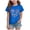 Blue, variant on Povozer 4th of July Shirts for Girls Clothes 250 Anniversary Usa Kids Shirt Childrens Independence Day Printed T Shirt Girls Boys Comfortable Short Sleeved Top Size 2-3 Years,Purple