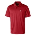 thumbnail image 2 of Men's Cutter & Buck Red Cincinnati Bearcats Prospect Eco Textured Stretch Recycled Polo, 2 of 3