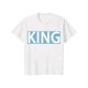 thumbnail image 1 of Camiseta Casual de Verano Transpirable para Hombre con Estampado Gráfico de Corona KING - Corte Holgado, Manga Corta y Cuello Redondo para Actividades al Aire Libre & Uso Diario - Tejido Cómodo y, 1 of 6