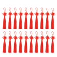 thumbnail image 4 of ColoMX 20 piezas DIY nudo chino borla colgante tradicional borla colgante para llavero ropa marcapáginas decoración (rojo), 4 of 7