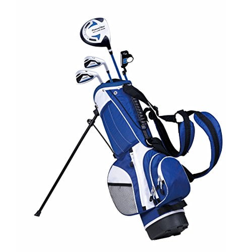 PowerBilt Junior Kids Boy's Ages 58 Golf Club Set Right Hand Blue