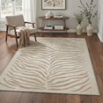 thumbnail image 6 of GENIMO 2'x3' Entryway Rug, Machine Washable Non Slip Low Pile Area Rug for Front Door Kitchen Bathroom, Neutral Animal Print, Warm Beige, 6 of 7