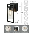 thumbnail image 5 of Modern Outdoor Lights with GFCI Outlet, 5 of 8