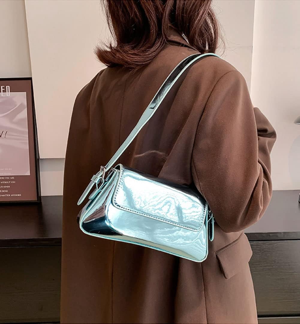 Evening Bag Women Y2k Silver Purse Hobo Bag Tote Handbag Satchel Bag Cute Party Bag Clutch Purses Crossbody Bags 2024