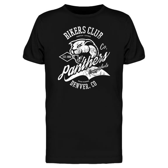 Bikers Club Panthers T-Shirt Men -Image by Shutterstock, Male 3X-Large
