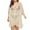 Beige, variant on Pitauce Swimsuit Coverup for Women Hollow Out Beach Cover Up Shirt Plus Size Bikini Beachwear Bathing Suit Beach Dress