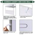 thumbnail image 4 of Eurmax Instant Sunwall for 10ftx3ft Pop up Canopy, 1 Pack Beige Canopy Sidewall, 4 of 7