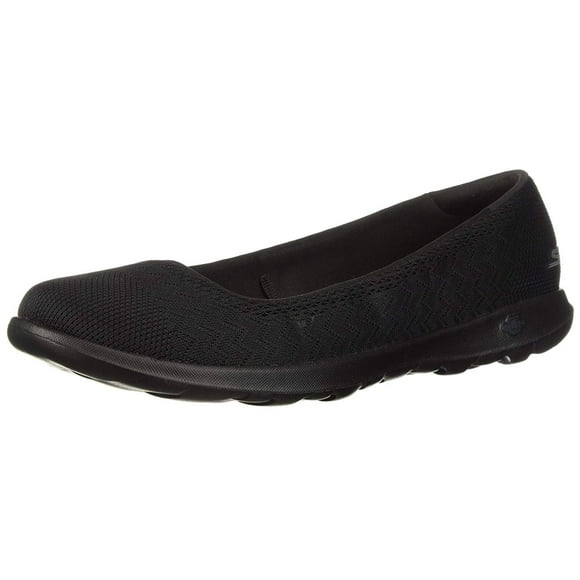 Skechers Womens 15400 Crocodile Round Toe SlingBack Slide Flats