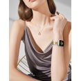 thumbnail image 6 of Wearlizer Gold Silver Stainless Steel Watch Band Compatible with Apple Watch Bands 38/40/41/42/44/45/46/49mm Women Metal Strap for Iwatch Series 11/10/9/8/7/6/5/4/3/SE/Ultra, 6 of 6