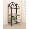 thumbnail image 2 of Bowery Hill Metal Sunburst Accent End Table in Black, 2 of 2