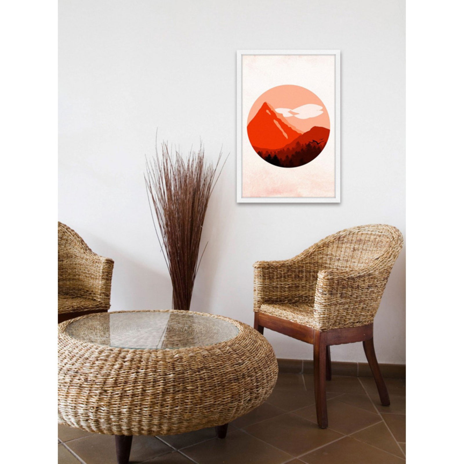 Marmont Hill "Red Mountain" Framed Painting Print