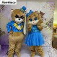 thumbnail image 2 of Disfraz de mascota de conejo osito de peluche para cumpleaños, boda, juego de rol, Halloween, fiesta rave, evento, adultos, cosplay, anime, fursuit, 2 of 5