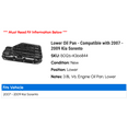 thumbnail image 2 of Lower Pan - Compatible with 2007 - 2009 Kia Sorento 2008, 2 of 2