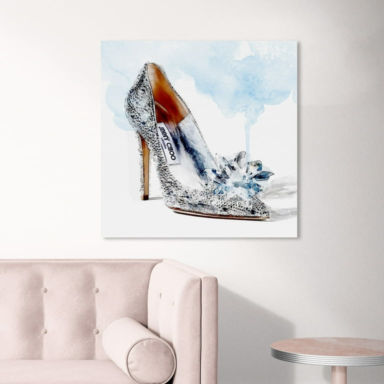 Canvas top shoe art
