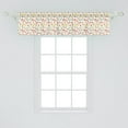thumbnail image 2 of Ambesonne Cupcake Window Valance, Birthday Party Balloons, 54" X 12", Multicolor, 2 of 3