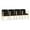 Black, variant on Amherst Wood Reception Waiting 4 Seat Tandem Seating / Natural Wood / Black