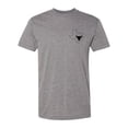 thumbnail image 1 of Gravity Trading Mens Texas State Longhorn USA-Made Triblend Tee - Athletic Grey - Medium, 1 of 1