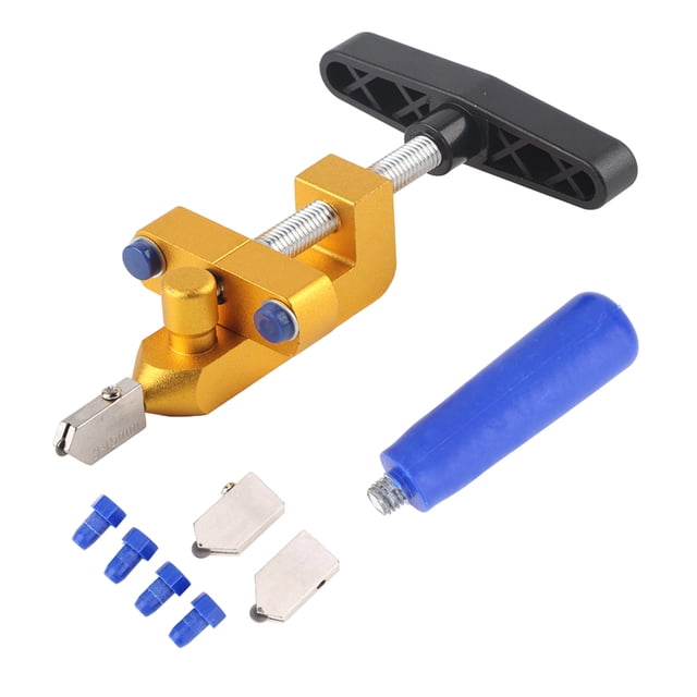 Cortador de vidrio de una pieza, abridor de azulejos portátil y multifuncional, herramienta para cortar cerámica