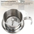 thumbnail image 6 of BIMZUC Vietnamese Coffee Maker Portable 200ml Thickened 304 Stainless Steel Drip Filter Brewer for Home Travel Office and Camping Easy to Clean (5.12 inches / 13.00 cm), 6 of 9