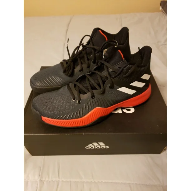 Adi - das Mad Bounce Basketball Sneakers Shoes Black Mens Size 12 #B41870