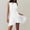 White, variant on Women's Dresses Summer Solid Color Crew Neck Mid-Length Dress Casual Slim Fit Sleeveless Sundresses