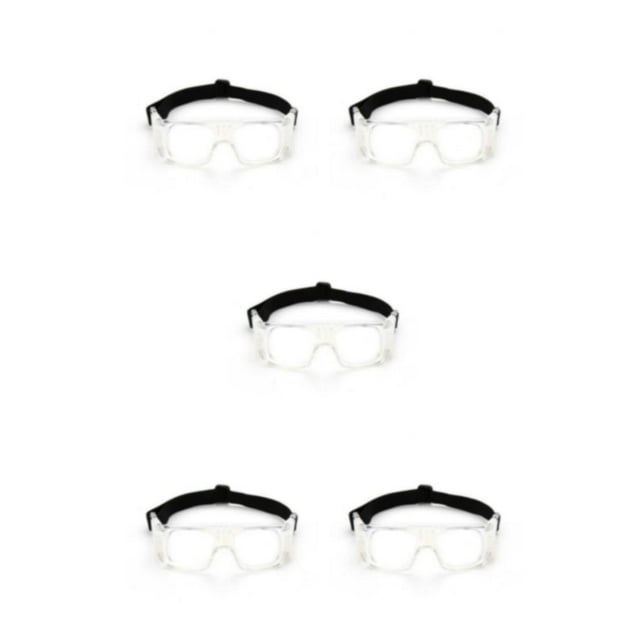 ziyahi Lunettes de Protection Réutilisables pour Hommes Lunettes Ajustables Transparentes 5ensemble