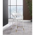 thumbnail image 5 of Meridian Furniture Destiny Cream Fabric Stool, 5 of 5