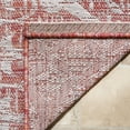 thumbnail image 3 of SAFAVIEH Courtyard Anson Geometric Indoor/Outdoor Area Rug, Rust/Grey, 8' x 11', 3 of 5